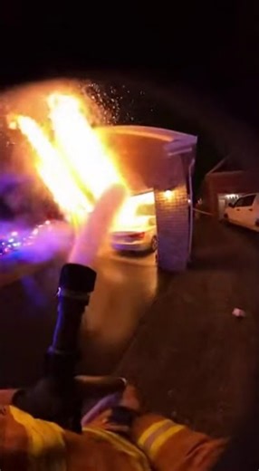 POV: The Garage Exploded Right in Front of Me 🚒💥