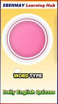 Only Smart English Learners Can Identify These Word Types! 🚀 | Word Class