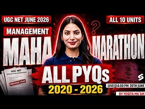 UGC NET Management Marathon | UGC NET Management PYQs | UGC NET Management Paper 2 By Yogita Mam