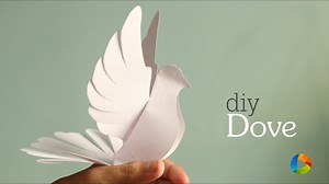 DIY: Dove - Paper Craft with Templates - The Crafter Connection