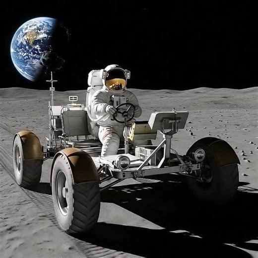 3.3K views · 70 reactions | Apollo 17 Lunar Rover Driving on Moon! #NASA #space #spaceexploration #SpaceTech #innovation #Space #starship #raptor #technology #research #development #SpaceX | Space Xplore | Facebook