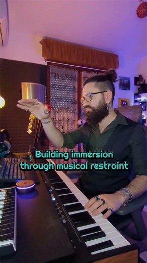 Building immersion through musical restraint