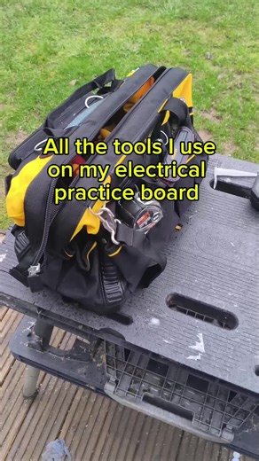 Essential Tools for Electricians on My Practice Board