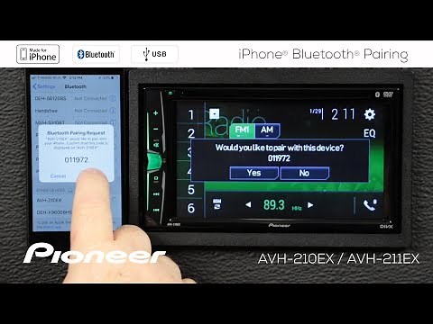 How To - AVH-210EX - iPhone Bluetooth Pairing