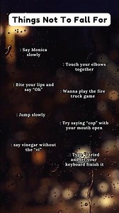 Things Not To Fall For #shortvideo #shorts #fyp #love