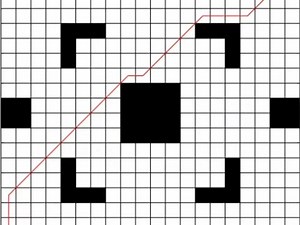 Q-learning 学习 Q学习路径规划 8个方向拓展 智能体与环境交互来更新Q值表 可以通过窗口界面方便观察交互过程 路径规划