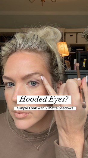 Neutral and Warm Eyeshadow Look Tutorial for Hooded Eyes