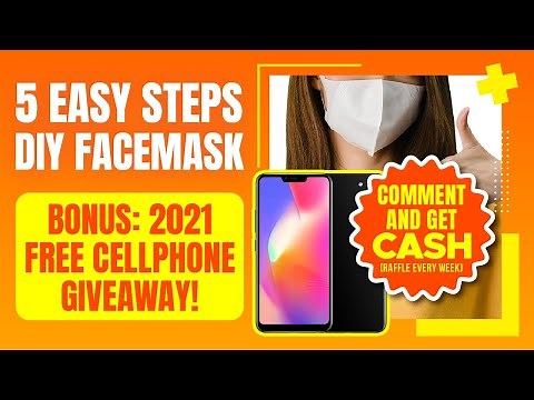 DIY Face Mask and FREE Cellphone Giveaway 2021 by Yellow Heart 💛