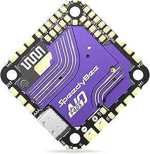 SpeedyBee F405 AIO 40A Flight Controller 3-6S 4 in 1 ESC FC Combo 25.5x25.5 Compatible with O3 Air Unit FPV Drone Combo for Quadcopter Fixed Wing and Drone Wireless Tuning