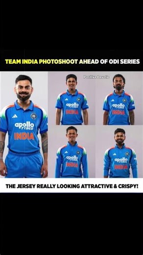 Team India’s Stunning New Jersey Photoshoot! 📸🇮🇳 #shorts #short #viral #cricket #teamindia #india
