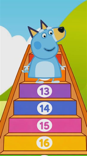 Fun Counting 1 to 20 #shorts #kids #preschool #learning #kidssong #kindergarten #counting