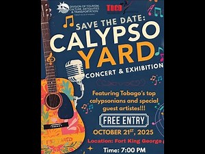 Tobago Carnival | CALYPSO YARD 2025