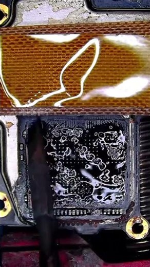 How to Clean a BGA Motherboard Like a Pro! #shorts #mobilereparingclasses