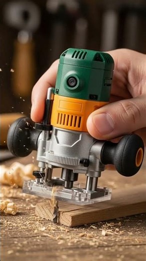 🔧✨ Tiny Size. Massive Precision.Mini Trim Router — Pocket Power for Perfect Edges!