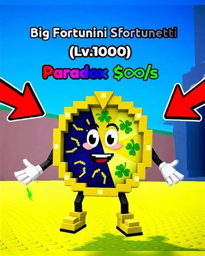 I got NEW PARADOX Fortunini Sfortunetti!!! #roblox #escapeforbrainrot