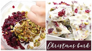 Christmas Bark Recipe (Pistachios and Cranberries) - Crafty Morning