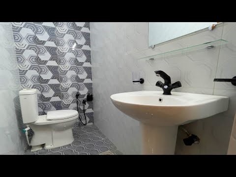 Small 4' x 6' bath design || washroom tiles design