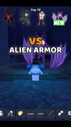 alien armor vs all monster 👽💀 #bome