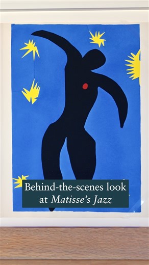 “Drawing with scissors”—that’s how Henri Matisse described the unique creative freedom he felt using the medium of cut paper to create works of art, like his celebrated artist's book, "Jazz." Ahead of the opening of "Matisse's Jazz: Rhythms in Color," discover the story behind this wildly successful book with exhibition curator Emily Ziemba. And see the exhibition on view March 7. Images: Henri Matisse's “Icarus" and “The Horse, the Rider, and the Clown," both from "Jazz,” 1947. Printed by Edmon