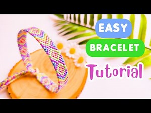 How to Make a Chevron & Diamond Friendship Bracelet | Tutorial for Beginners