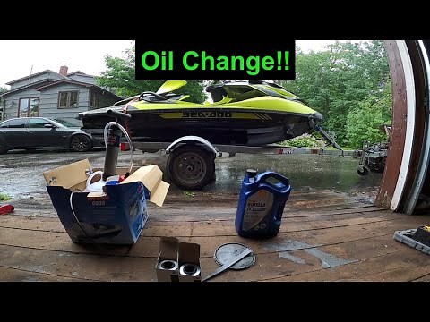 Seadoo Oil Change DIY!! And Proper Oil Level !! 4 Tec Motors