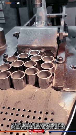 Innovation Bushing Press: Iron Sand Molding, High-Pressure Casting, Wear-Resistant Tech #tech