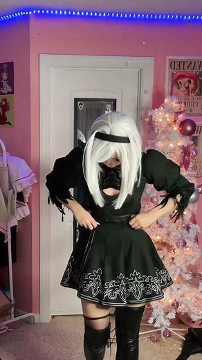 this dance has been all over my fyp😮 #2bcosplay #2b #nierautomatacosplay #nierautomata