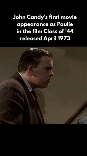John Candy's first movie appearance was in the 1973 film "Class of '44," where he played a small, uncredited role as Paulie, a high school graduate. This comedy-drama film, directed by Paul Bogart, is a sequel to the 1971 film "Summer of '42" and depicts Herman Raucher's first year in college during World War II. Candy's brief appearance marks the beginning of his legendary film career. #johncandy #movies #comedy #films #cinema #vidsthatrfun #firstmovie #classof44 #wwii #Canadian | Funvids