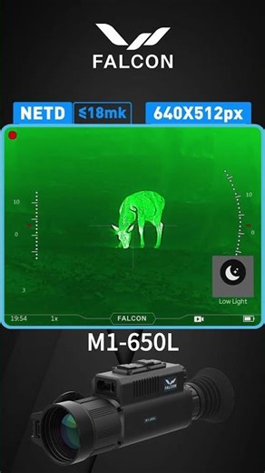 They Can't Hide! 🦌 Crystal Clear Thermal View (M1-650L) #shorts #wildlife