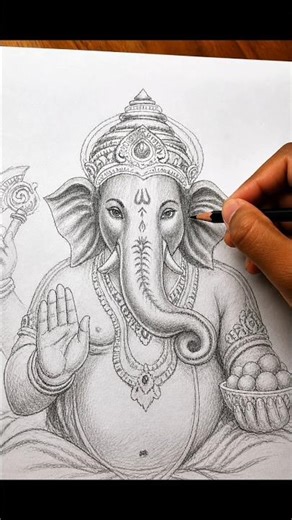 Ganesh Ji Drawing ✏️#shorts #drawing #art