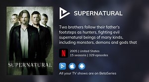 Watch Supernatural streaming