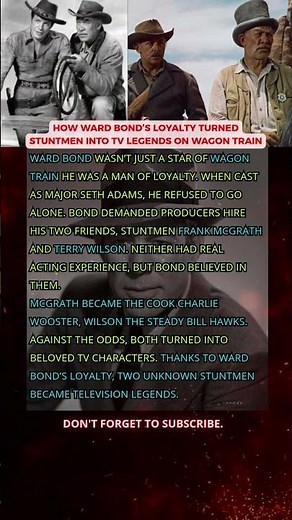 How Ward Bond’s Loyalty Turned Stuntmen into TV Legends on Wagon Train