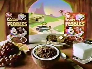 Cocoa & Fruity Pebbles Cereal 1986 TV Commercial HD