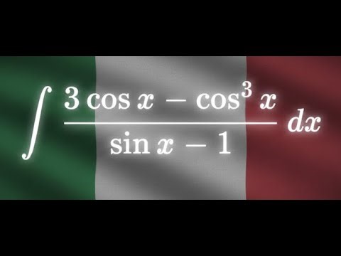 how to integrate (3cos x - cos^3 x)/(sin x - 1)