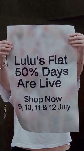 LuLu FLAT 50% OFF is now LIVE at LuLu Hypermarket Hyderabad!