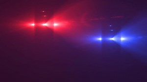 Flashing Rotating Blue Red Light Abstract Motion Background For Music Videos