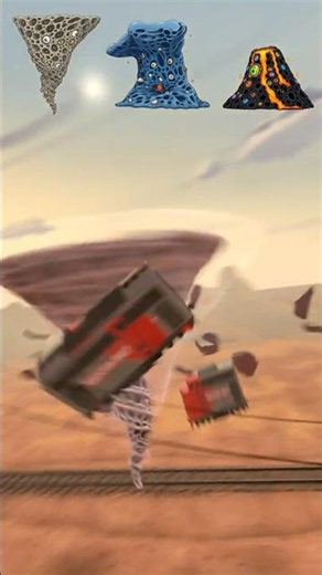Tornado Trypophobia vs Train CHALLENGE #gmod #sfm