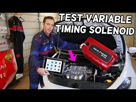 HOW TO TEST VARIABLE TIMING SOLENOID VVT SOLENOID MULTIAIR DODGE JEEP CHRYSLER FIAT