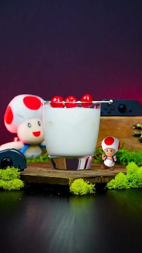 Delicious Toad's Cream Cocktail Recipe | Mario Inspired Drink