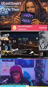 Persona 5 Royale on the AYN Thor #fyp #shorts #aynthor #handheld gaming