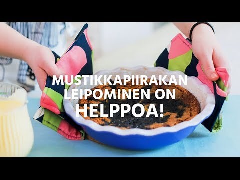 Helppo ja nopea mustikkapiirakka