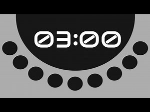 3 MINUTE TIMER & ALARM Full HD COUNTDOWN