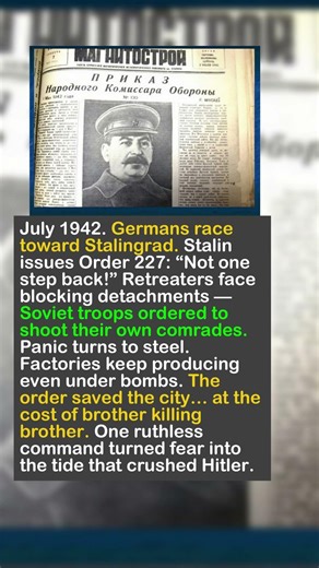 Stalin’s Brutal Order: Retreat and Your Own Troops Will Shoot You! 🔥 1942