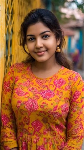 ✨🌸 Grace Mustard Yellow & Pink Floral StyleGlow for Modern Women! 👑 | #AIElegance