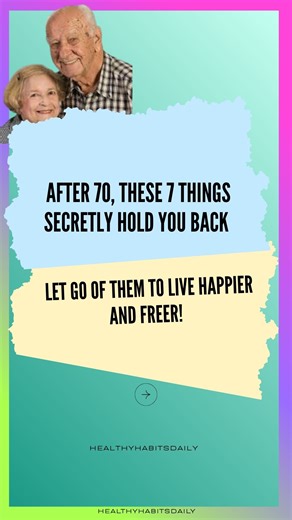 “After 70, it’s not what you gain — it’s what you let go of that makes life peaceful.” “These 7 things silently drain seniors’ happiness… and most people never realize it until it’s too late.” As we grow older, life becomes lighter not by adding more — but by letting go. 🌿 After 70, many seniors still carry silent burdens that quietly drain happiness, confidence, and peace. In this video, we’ll uncover 7 things that secretly hold you back — from old regrets to emotional habits — and how letting
