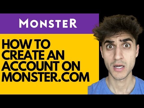 How To Create an Account on Monster.com Jobs!
