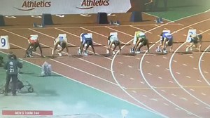 Fast race… Namibia’s Denzel Namene finished seventh in the men’s 100m T44 final. South Africa’s Mpumelelo Mhlongo won gold with a time of 11.34 seconds, Malaysia’s Eddy Bernard claimed silver, and Sri Lanka’s Indika Gamage took bronze. Video: Limba Mupetami | New Era Newspaper