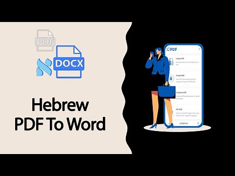 How to Convert Hebrew PDF to Word