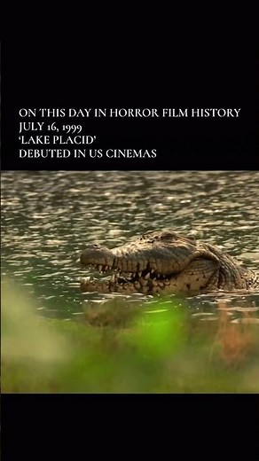 LAKE PLACID (1999) #ONTHISDAY #LakePlacid #SteveMiner #Horror #HorrorMovies #Movie #Crocodile #FYP