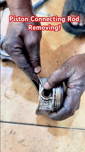 How to Remove Engine Piston Connecting Rod ?